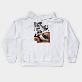 Frankly My Dear, I Don't Give A Damn Kids Hoodie